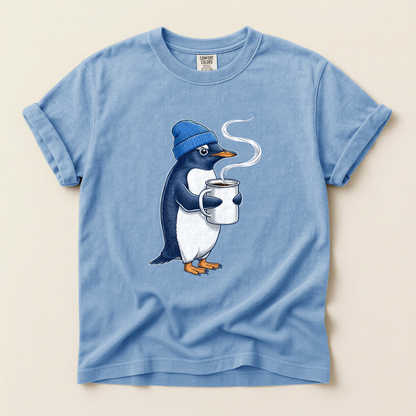 Penguin Coffee Mug - Washed Denim