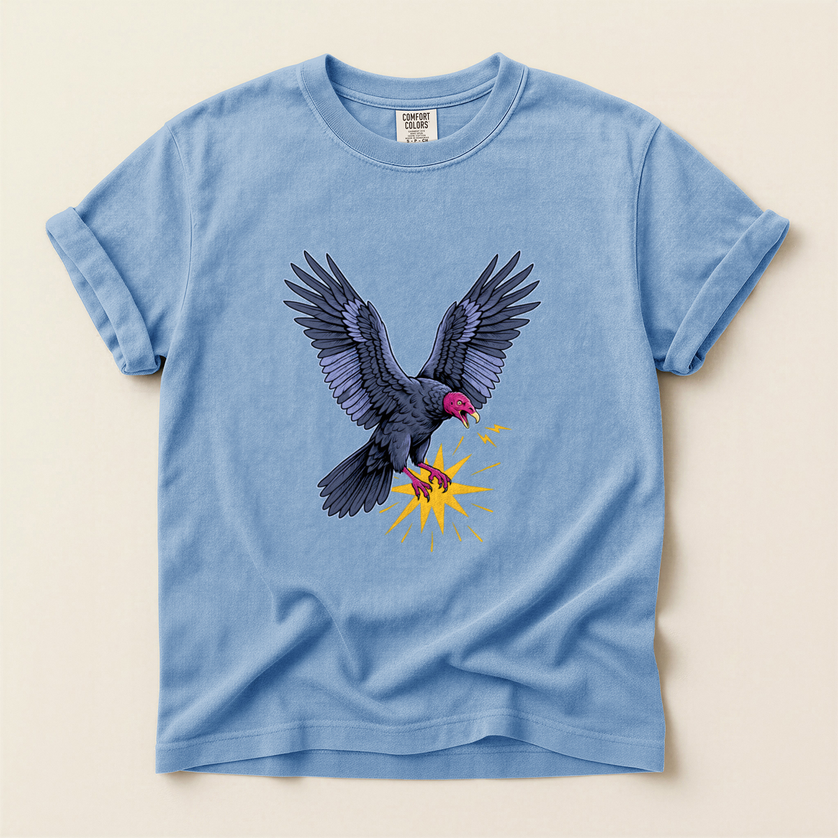 Vulture Lightning Flight - Washed Denim