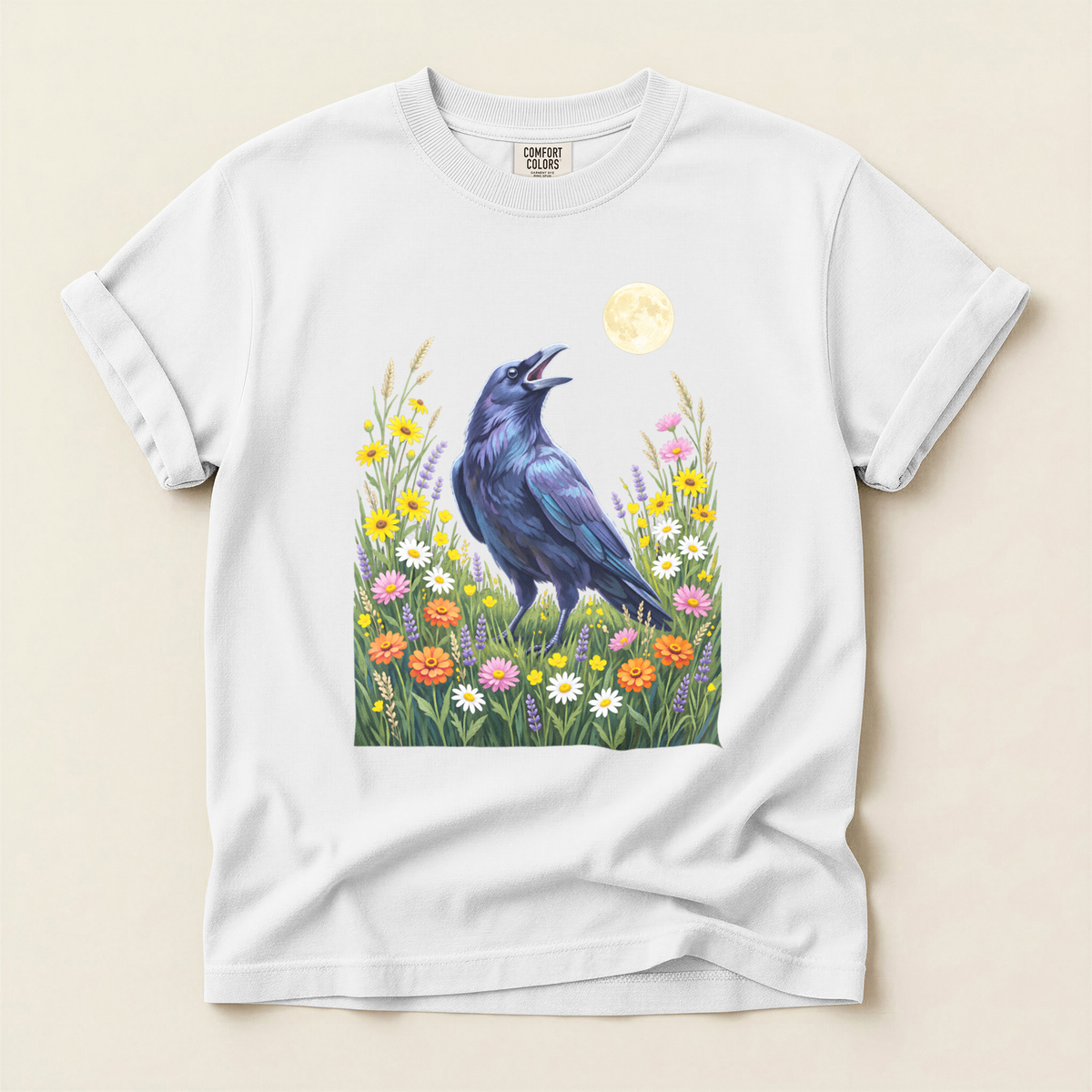 Raven Moon Wildflowers - White