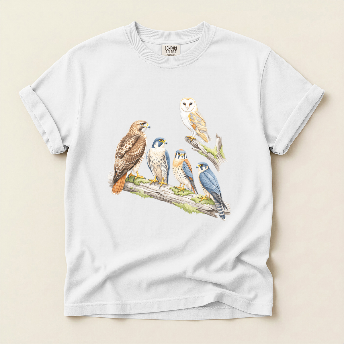 Raptor Perch Group - White