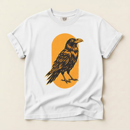 Crow Orange Panel - White