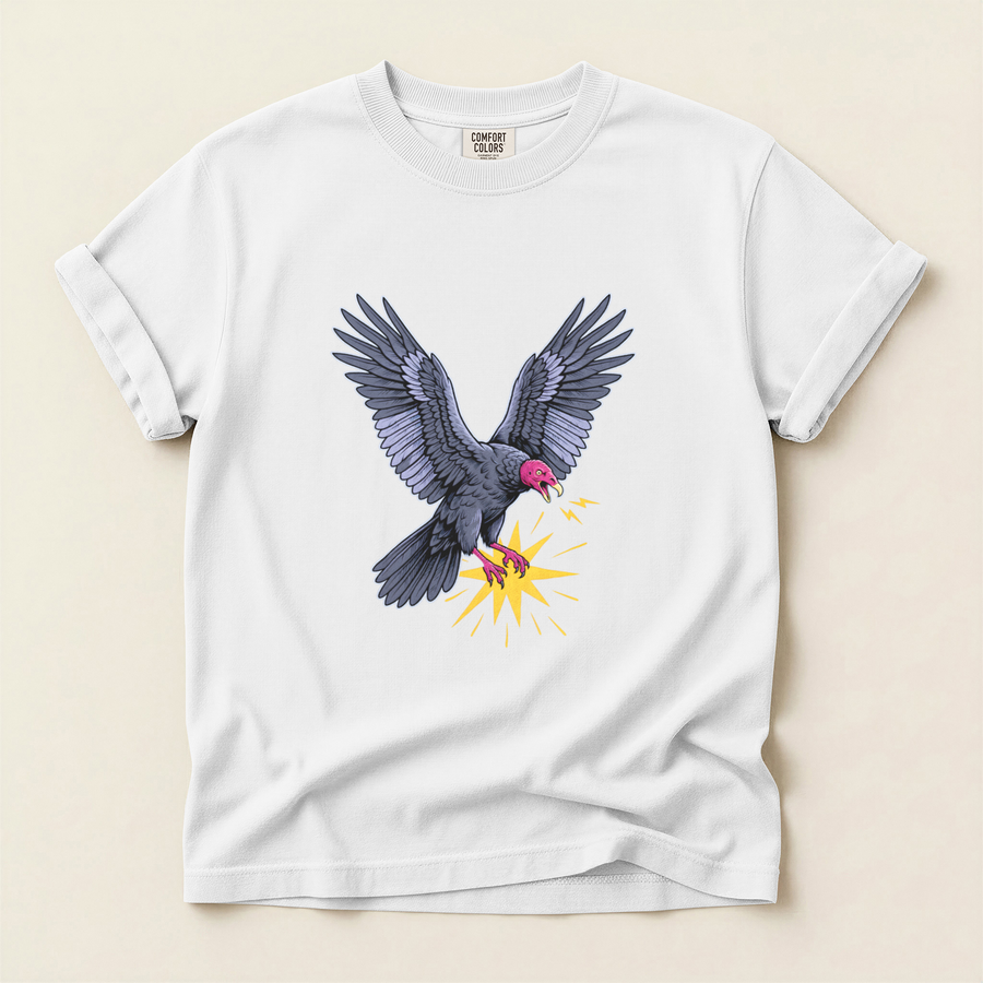 Vulture Lightning Flight T-Shirt