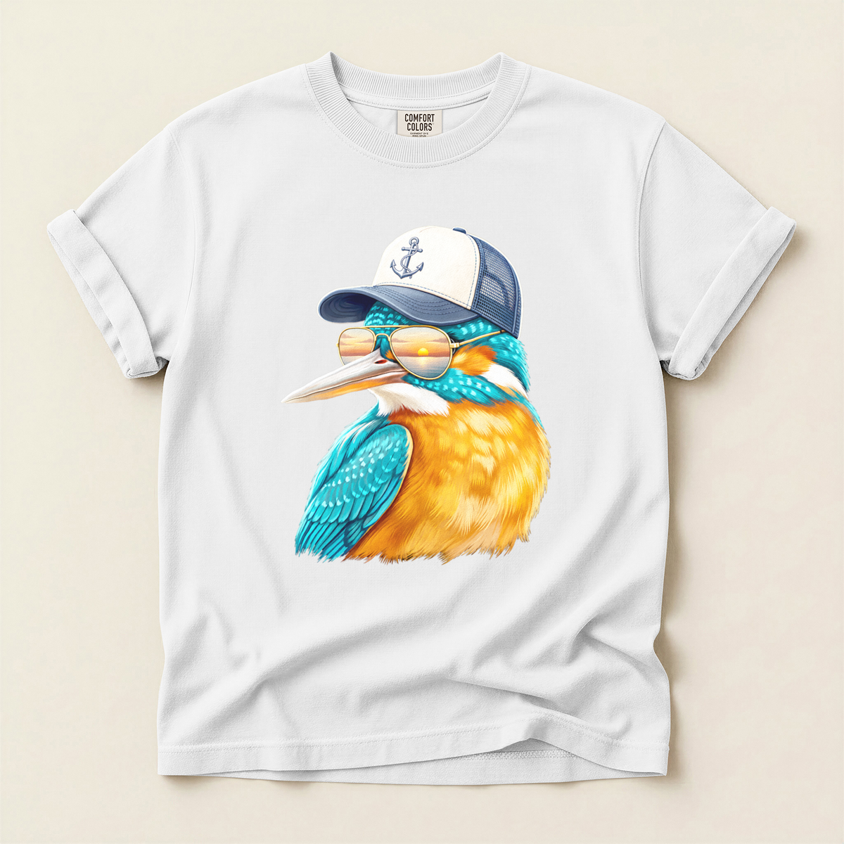 Kingfisher Trucker Cap - White