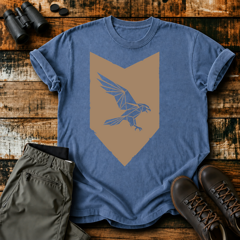 Geometric Bird Shield Tee