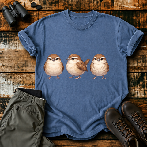 Three Round Songbirds Tee