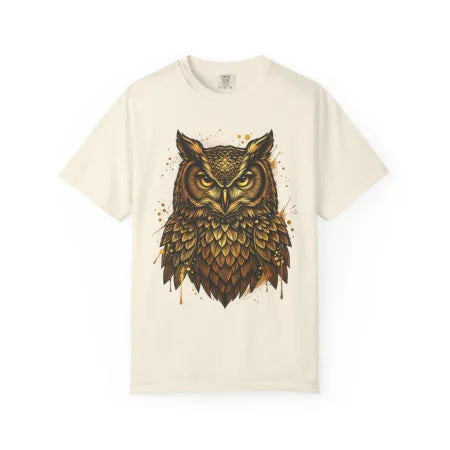 Golden Owl Portrait Tee