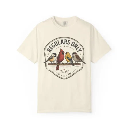 Regulars Only Backyard Birds Tee