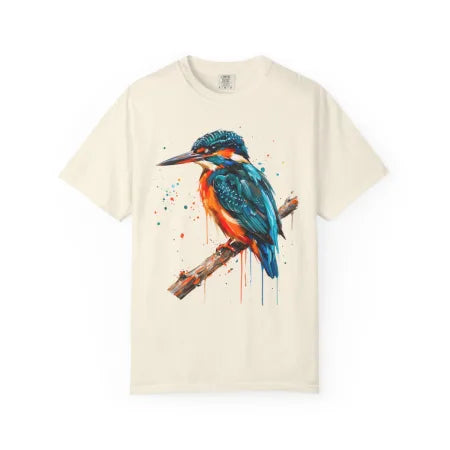 Common Kingfisher Watercolor Tee