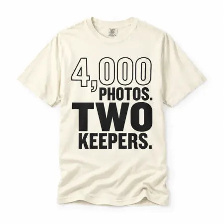 4,000 Photos Two Keepers Bird Photography Tee